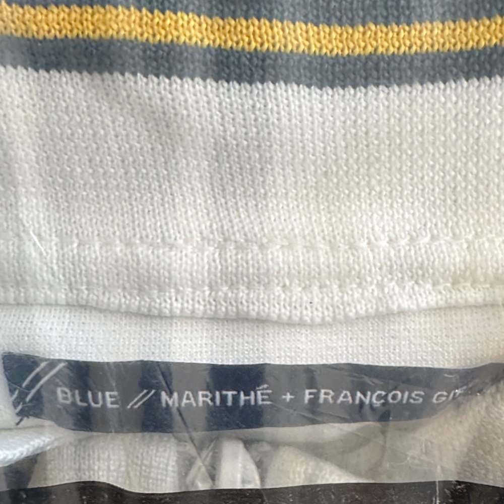 Marithé François Girbaud White Polo Track Jacket - Picture 5 of 5